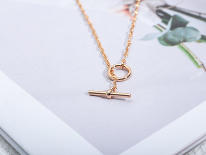 [Loran]ECHAPPEE NECKLACE ROSE GOLD