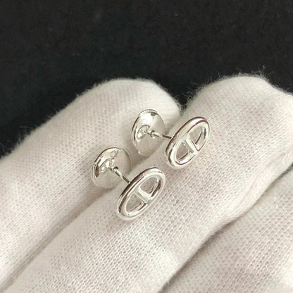 [Loran]CHAINE SMALL EARRINGS GOLD AND SILVER