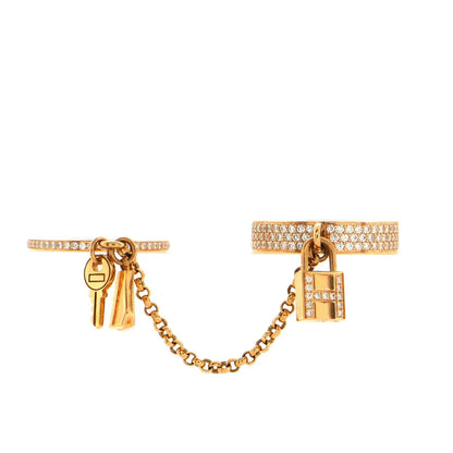 [Loran]HM KELLY CLOCHETTE DOUBLE RING IN  WITH DIAMONDS