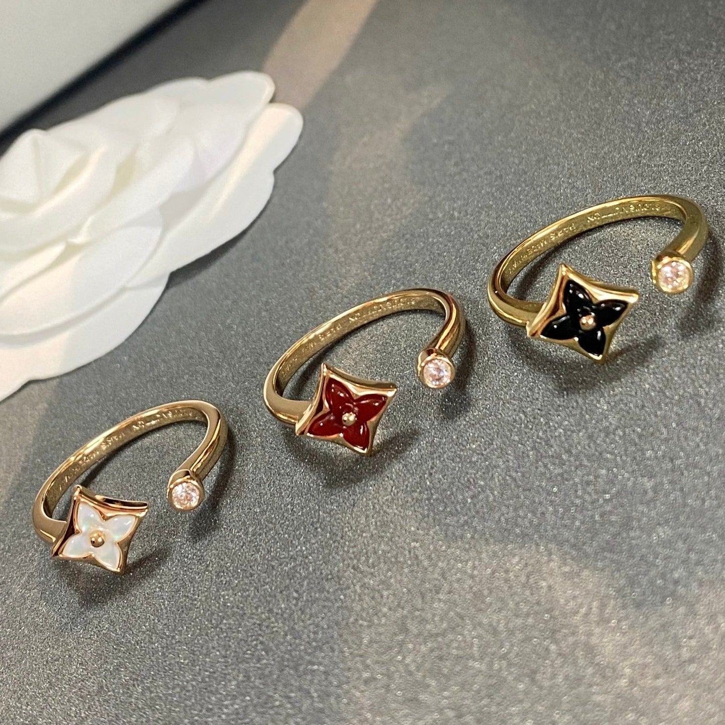 [Loran]STAR 1 DIAMOND OPEN RING