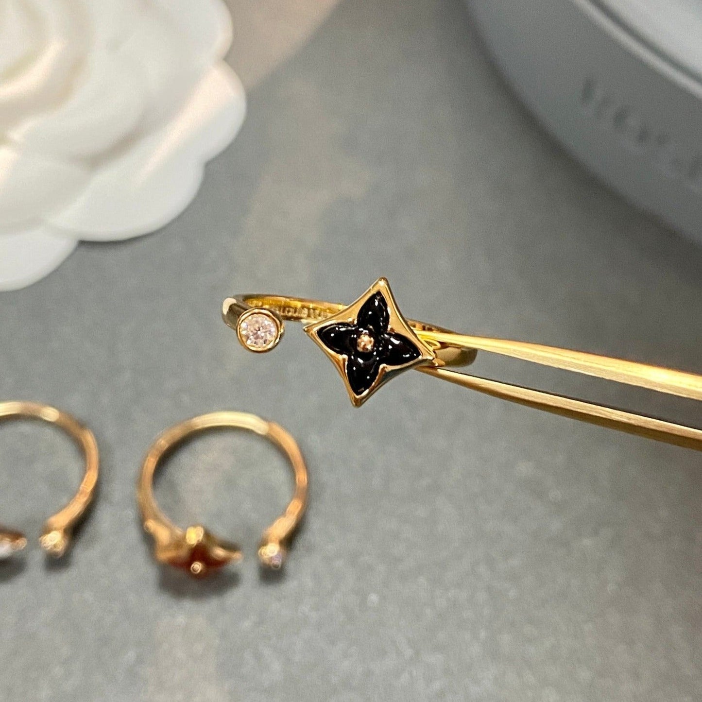 [Loran]STAR 1 DIAMOND OPEN RING