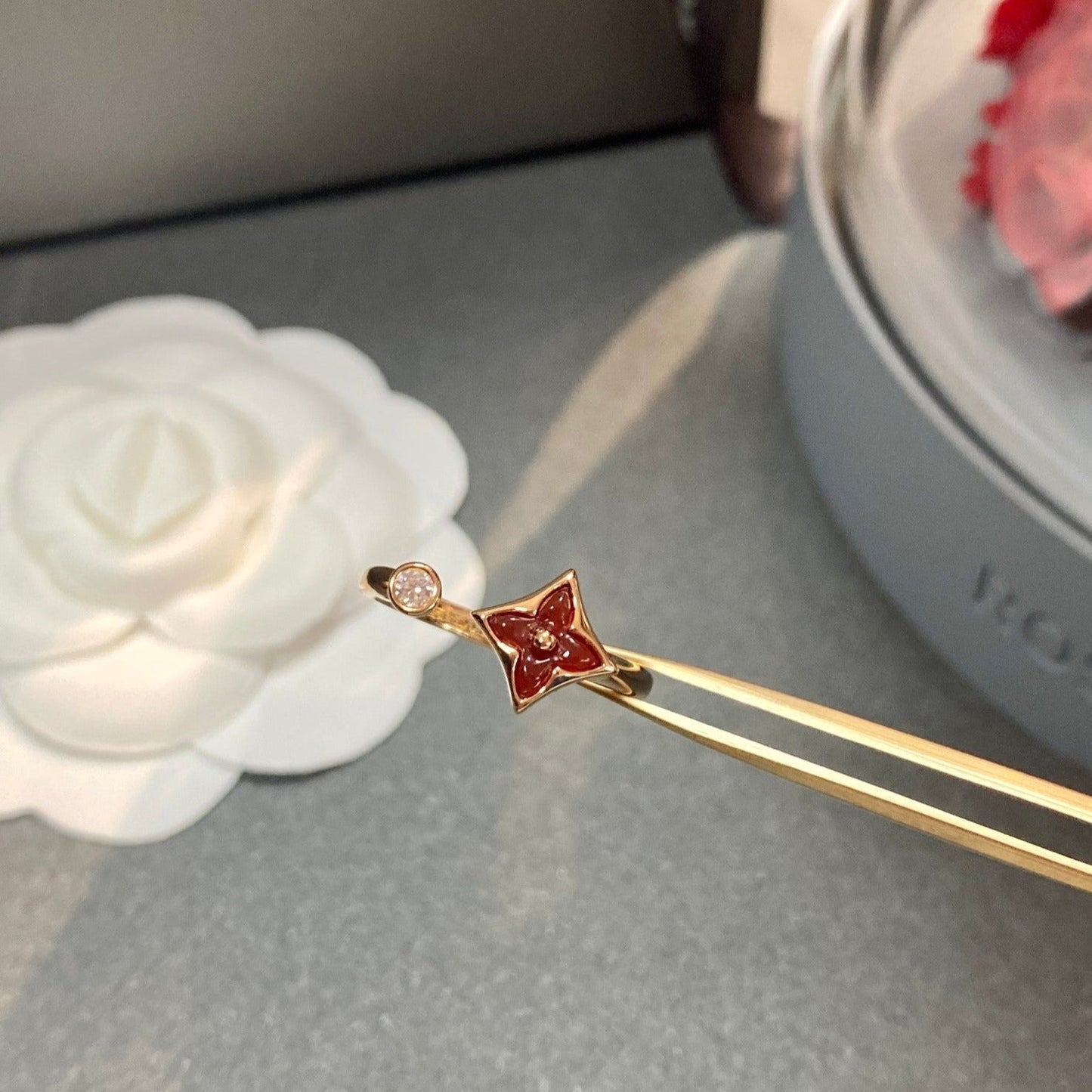 [Loran]STAR 1 DIAMOND OPEN RING
