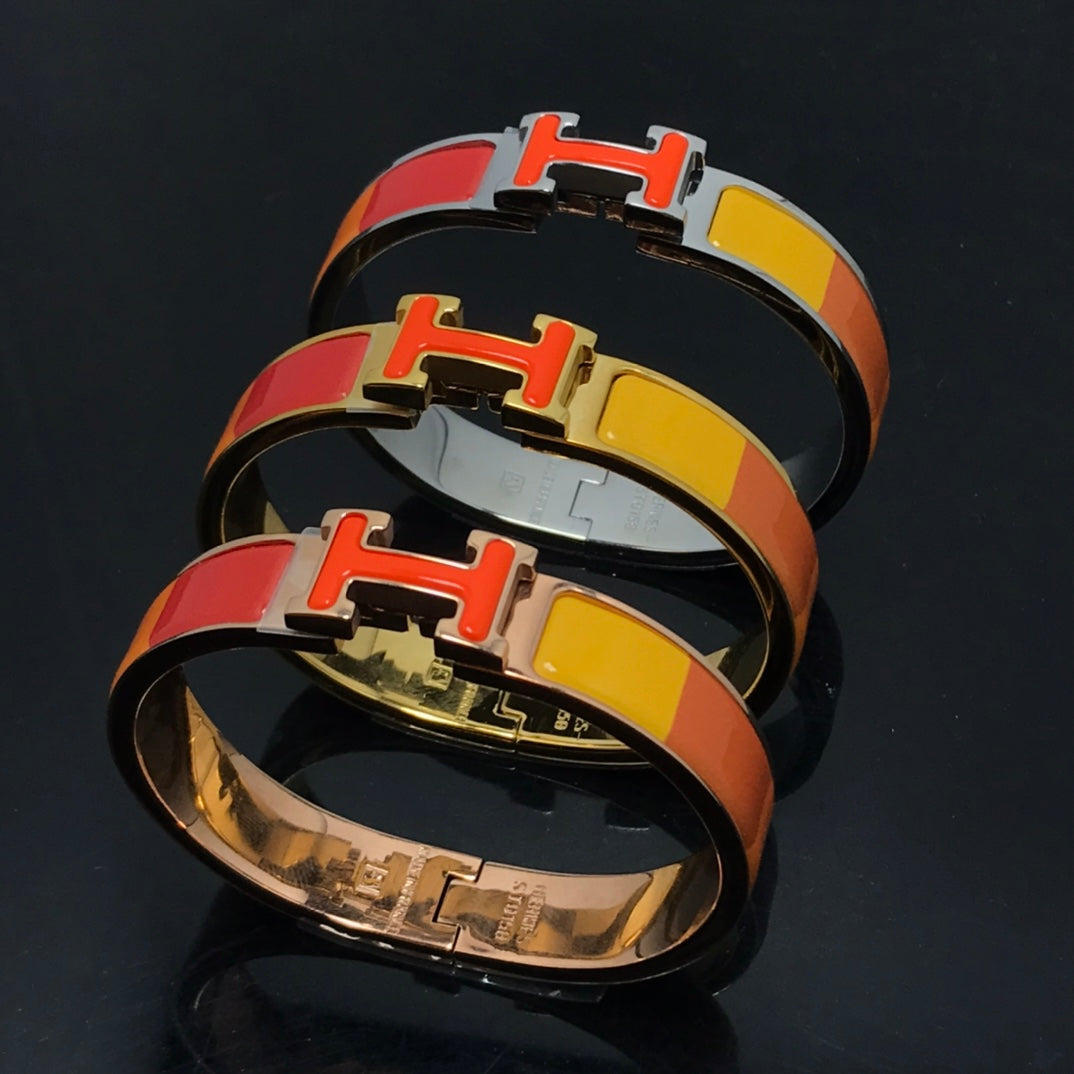 [Loran]H BRACELET ORANGE RAINBOW CERAMIC