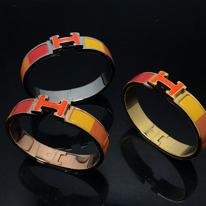[Loran]H BRACELET ORANGE RAINBOW CERAMIC