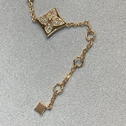 [Loran]STAR AND SUN 4 MOTIFS GOLD DIAMONDS BRACELET