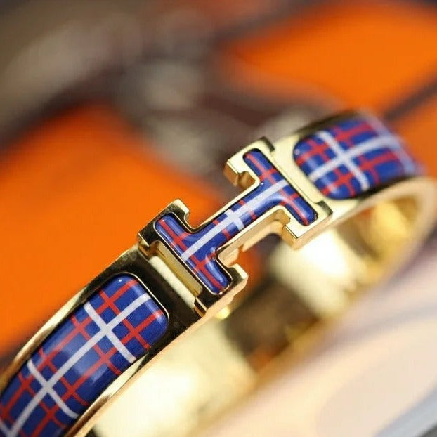 [Loran]H TARTAN BRACELET 12MM