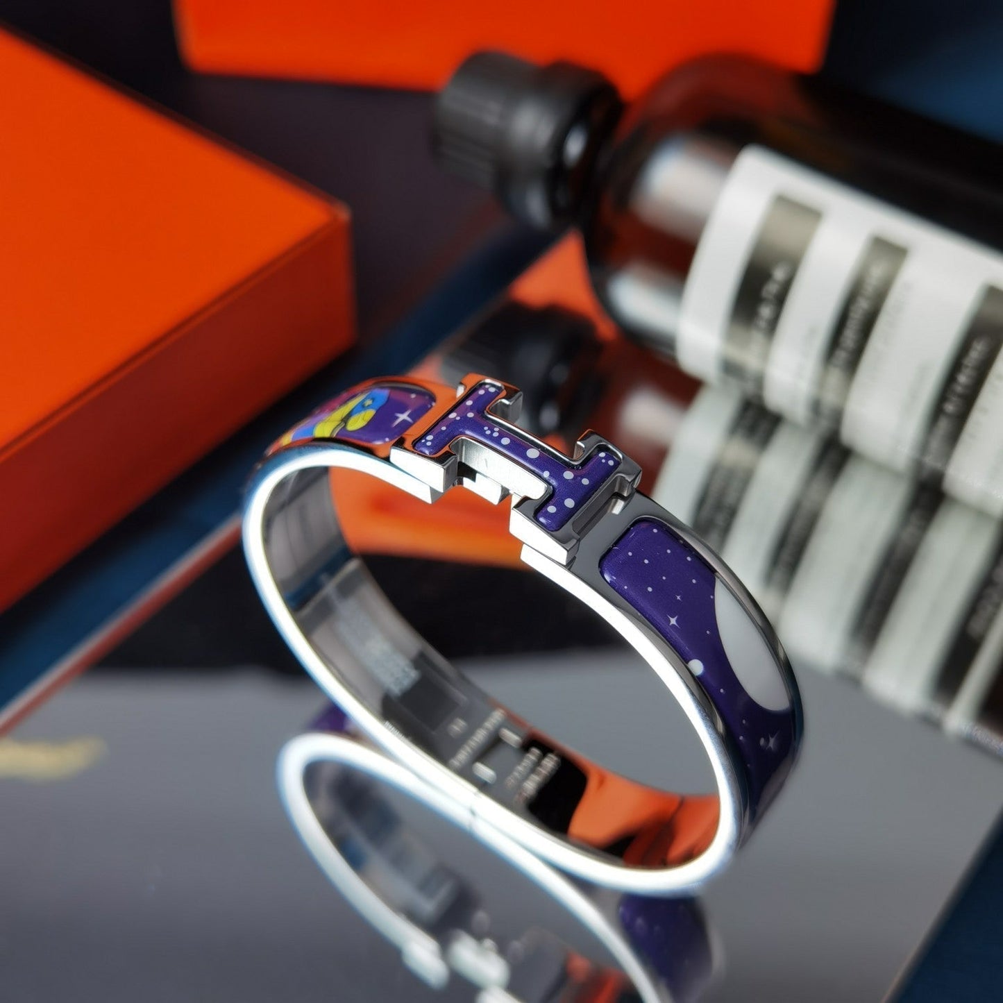 [Loran]H STAR AND MOON BRACELET 12MM