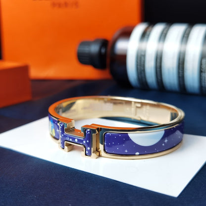 [Loran]H STAR AND MOON BRACELET 12MM