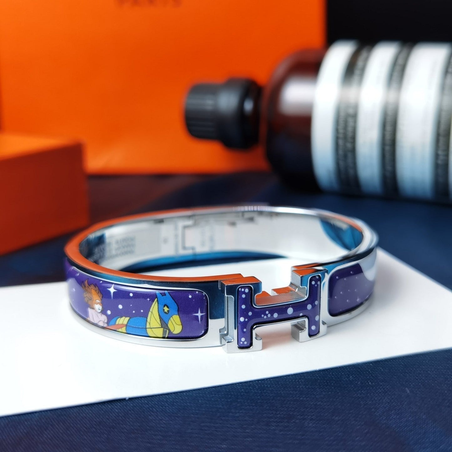 [Loran]H STAR AND MOON BRACELET 12MM