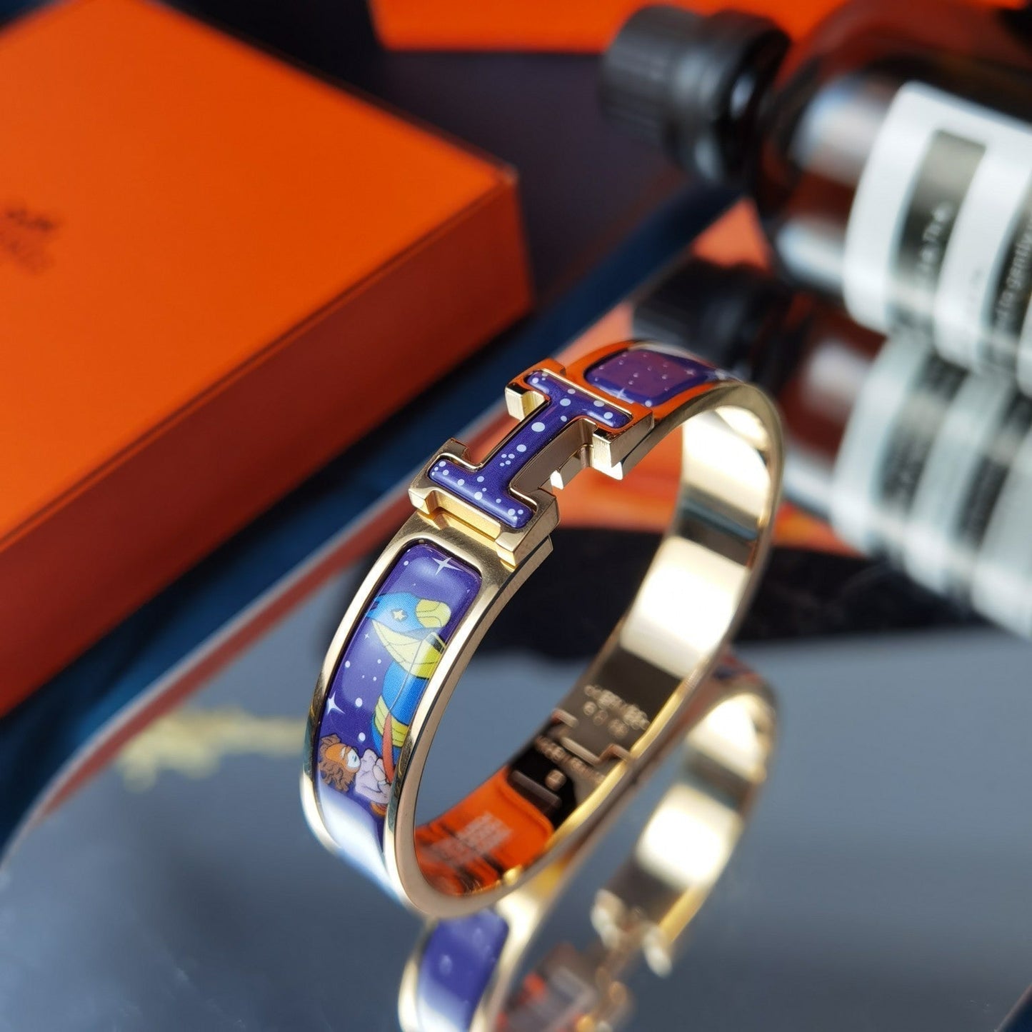 [Loran]H STAR AND MOON BRACELET 12MM