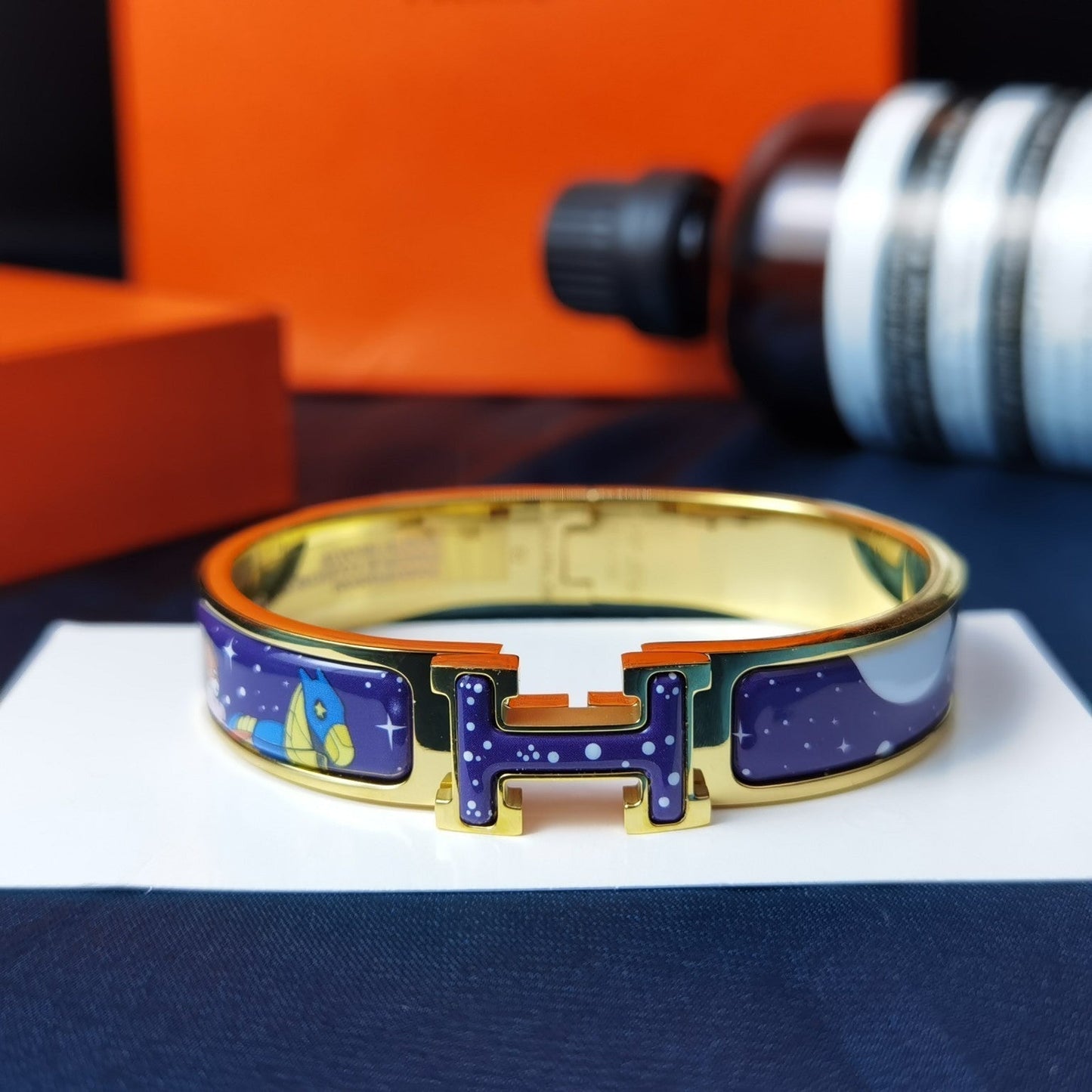 [Loran]H STAR AND MOON BRACELET 12MM