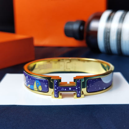 [Loran]H STAR AND MOON BRACELET 12MM