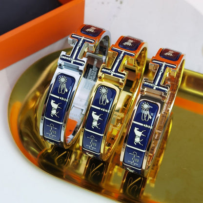 [Loran]H COUVERTURES DARK BLUE BRACELET