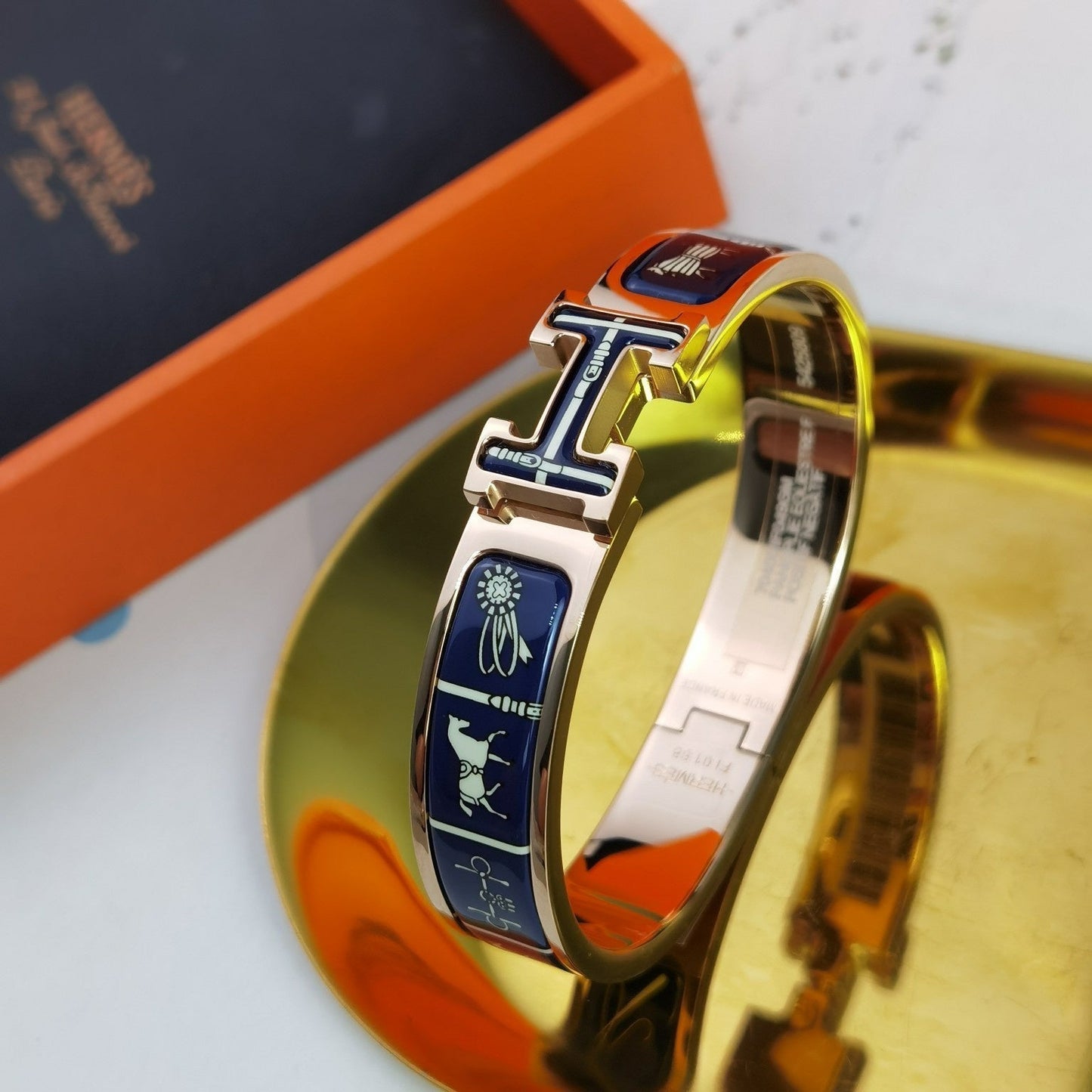 [Loran]H COUVERTURES DARK BLUE BRACELET