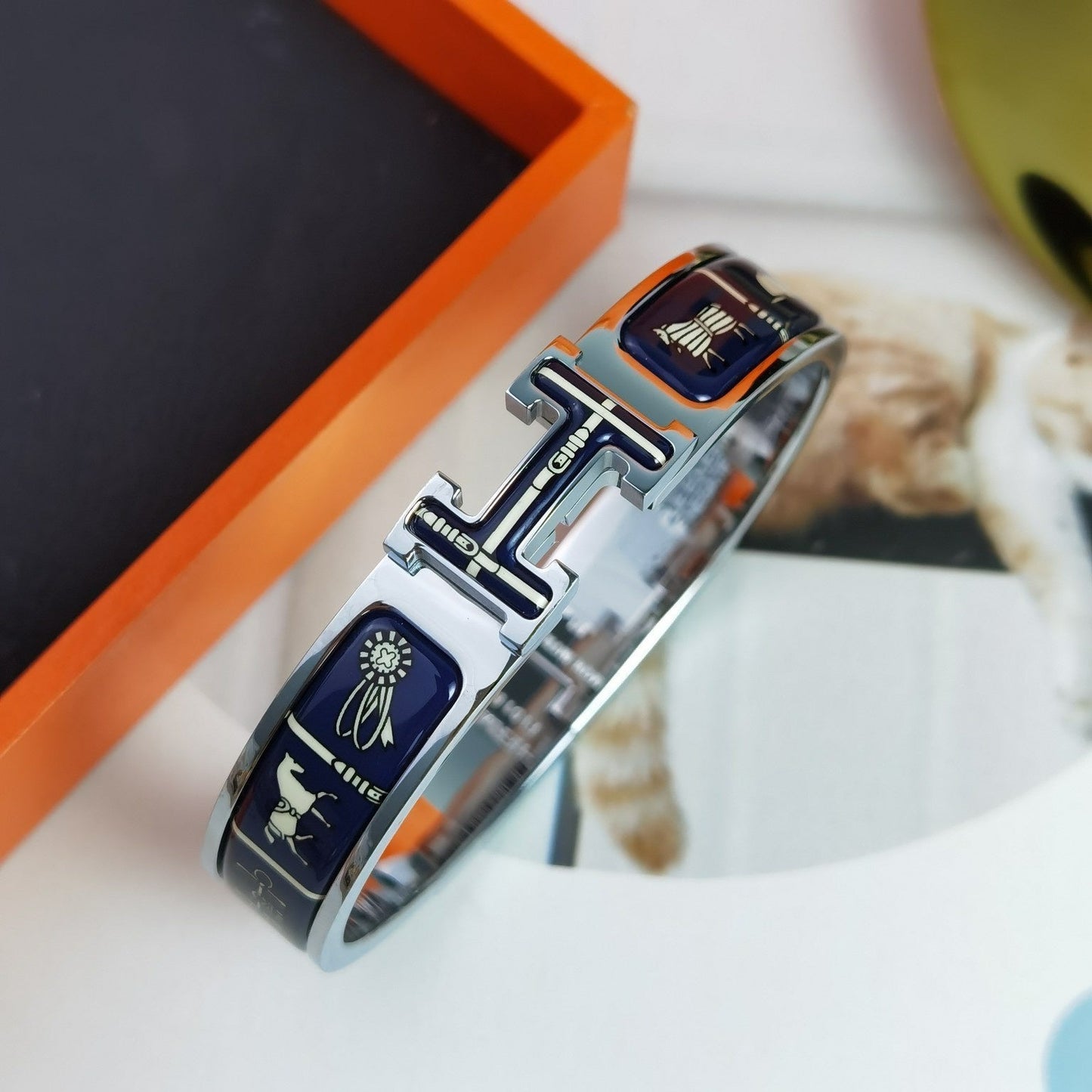 [Loran]H COUVERTURES DARK BLUE BRACELET