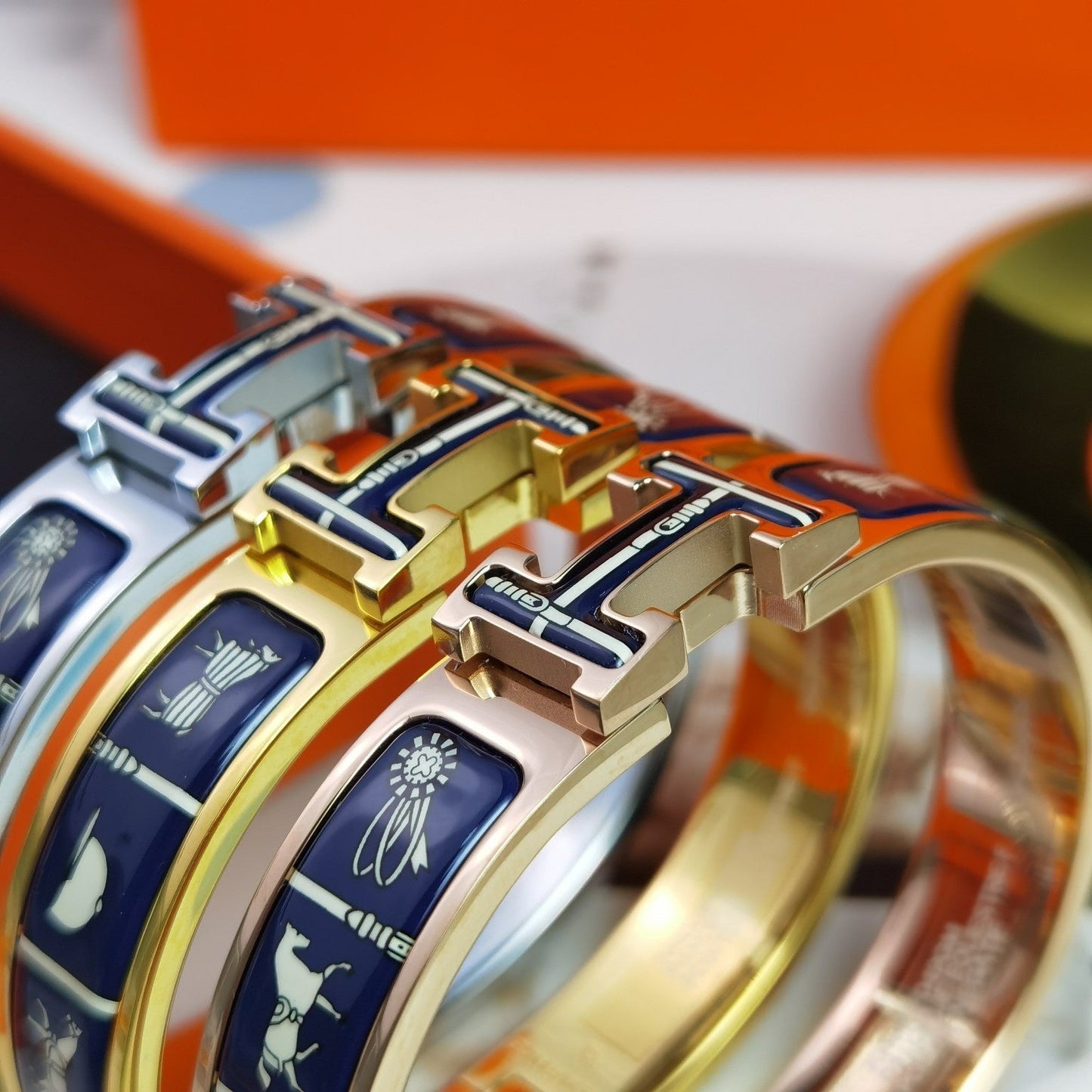 [Loran]H COUVERTURES DARK BLUE BRACELET