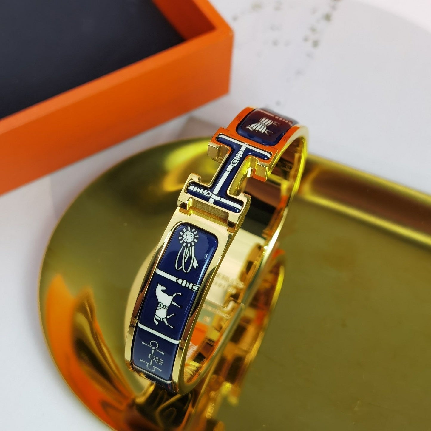 [Loran]H COUVERTURES DARK BLUE BRACELET