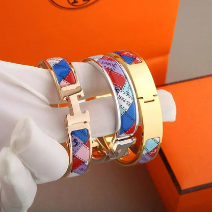 [Loran]H BRACELET DOTTED BORDER 12MM
