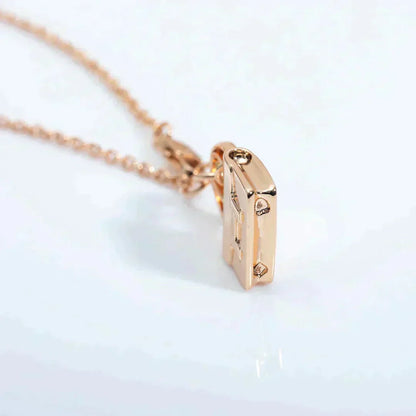 [Loran]AMULETTE PEDANT ROSE GOLD NECKLACE
