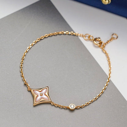 [Loran]STAR 1 DIAMOND ROSE GOLD BRACELET