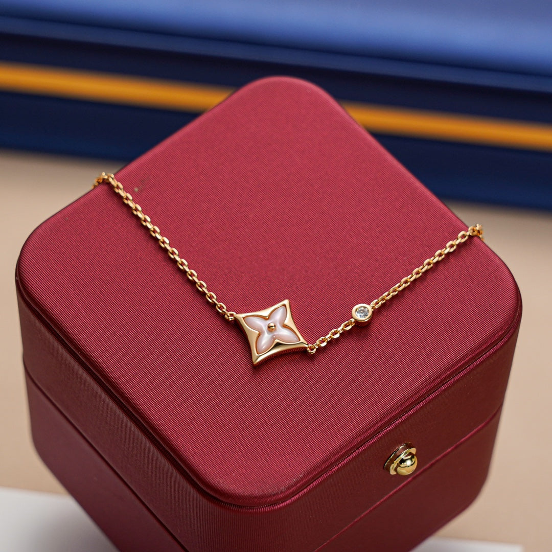 [Loran]STAR 1 DIAMOND ROSE GOLD BRACELET