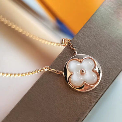 [Loran]SUN MOP GOLD 1 DIAMOND NECKLACE