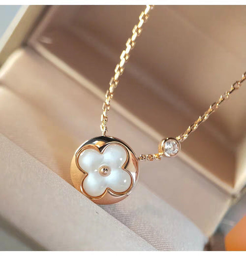 [Loran]SUN MOP GOLD 1 DIAMOND NECKLACE