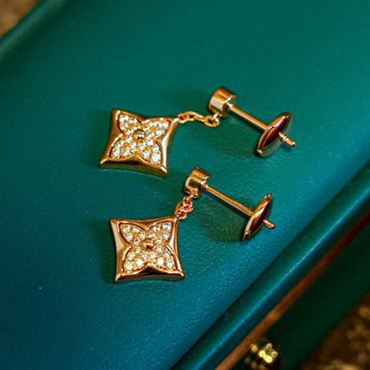 [Loran]STAR DIAMONDS EARRINGS GOLD