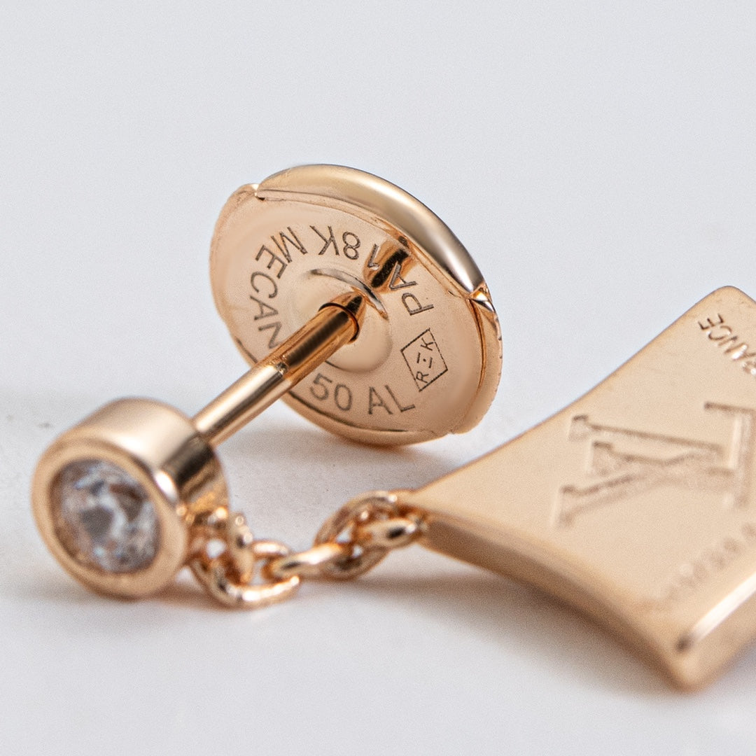 [Loran]STAR DIAMONDS EARRINGS GOLD