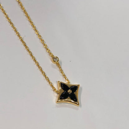 [Loran]STAR BLACK MOP NECKLACE