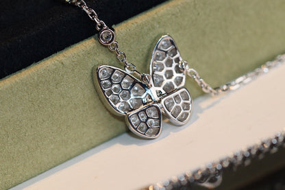 [Loran]BUTTERFLY DIAMOND CHARM NECKLACE