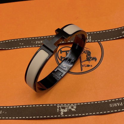 [Loran]H BRACELET 12MM BLACK BEIGE CERAMIC