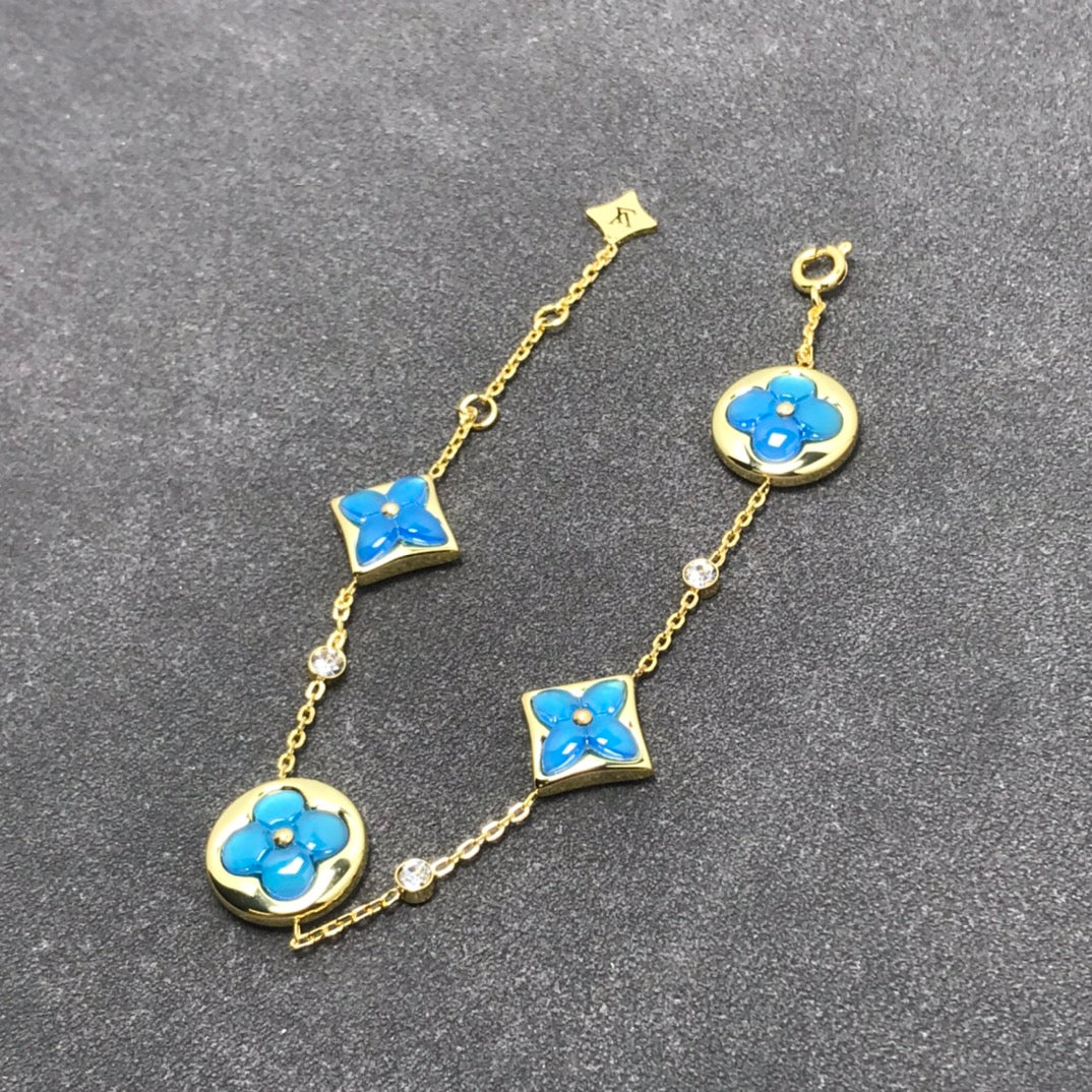[Loran]STAR AND SUN TURQUOISE 4 MOTIFS 3 DIAMONDS