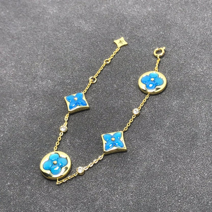 [Loran]STAR AND SUN TURQUOISE 4 MOTIFS 3 DIAMONDS