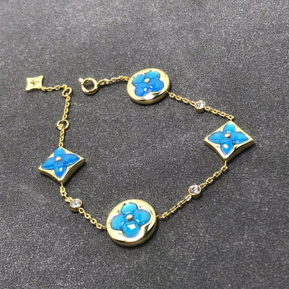 [Loran]STAR AND SUN TURQUOISE 4 MOTIFS 3 DIAMONDS