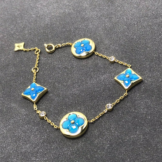 [Loran]STAR AND SUN TURQUOISE 4 MOTIFS 3 DIAMONDS