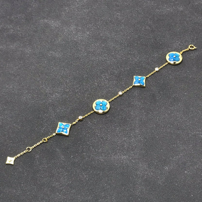 [Loran]STAR AND SUN TURQUOISE 4 MOTIFS 3 DIAMONDS