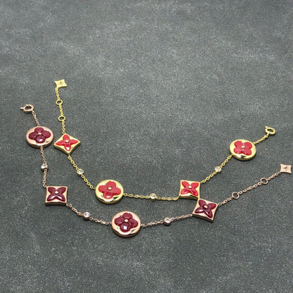 [Loran]STAR AND SUN CARNELIAN 4 MOTIFS 3 DIAMONDS