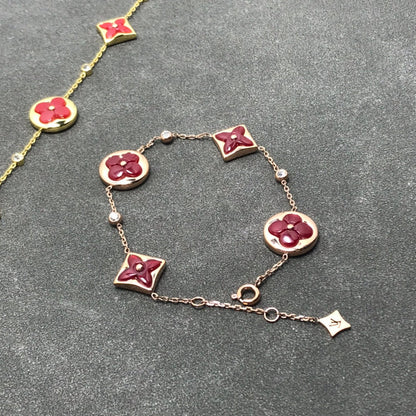 [Loran]STAR AND SUN CARNELIAN 4 MOTIFS 3 DIAMONDS
