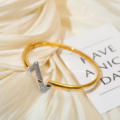 [Loran]VOLTE UPSITE DOWN GOLD DIAMOND BRACELET