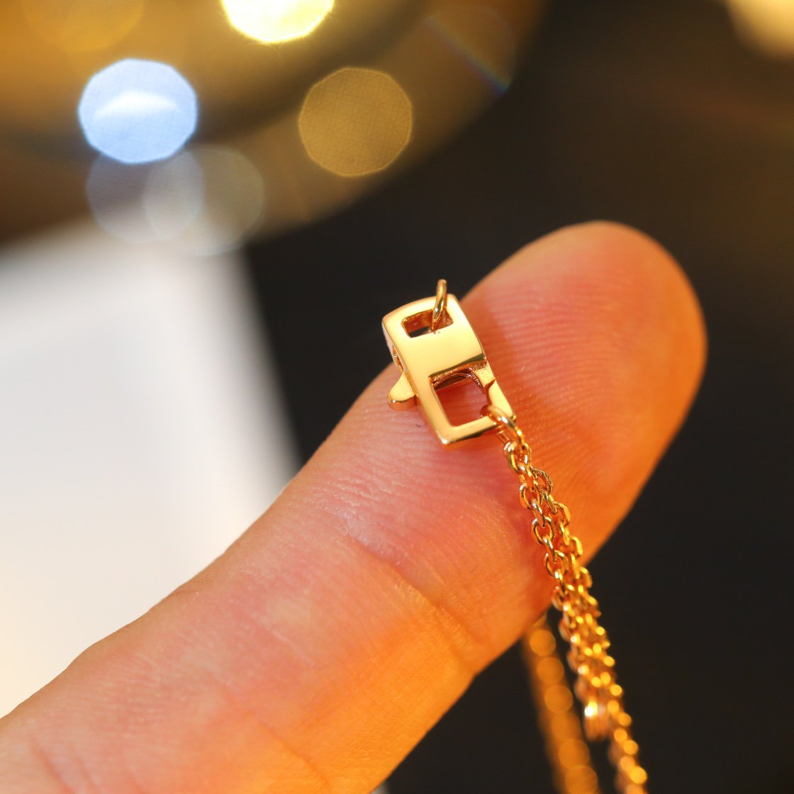 [Loran]STAR AND SUN DIAMOND ROSE GOLD NECKLACE