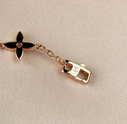 [Loran]STAR AND SUN 7 MOTIFS GOLD BRACELET