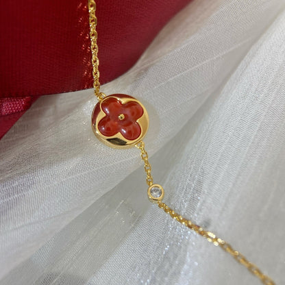 [Loran]SUN PEDANT CARNELIAN BRACELET
