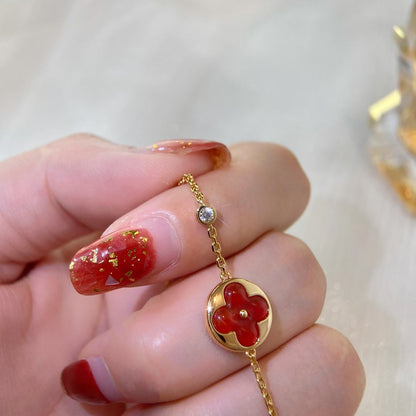 [Loran]SUN PEDANT CARNELIAN BRACELET