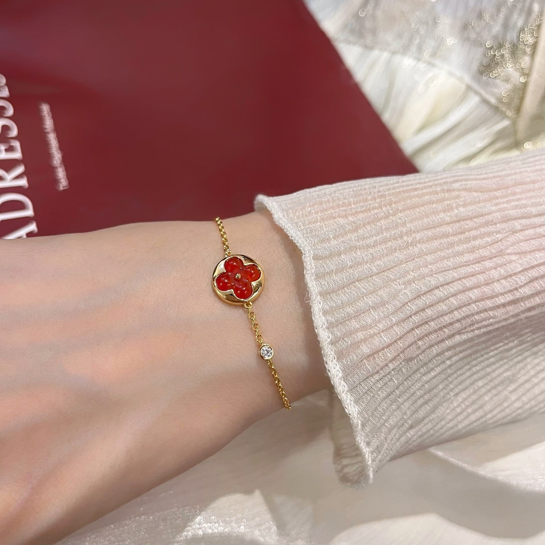 [Loran]SUN PEDANT CARNELIAN BRACELET