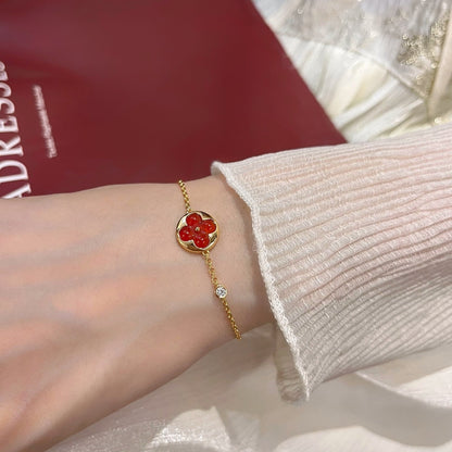 [Loran]SUN PEDANT CARNELIAN BRACELET