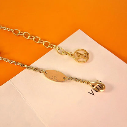 [Loran]LOGO STAR MOTIF GOLD BRACELET