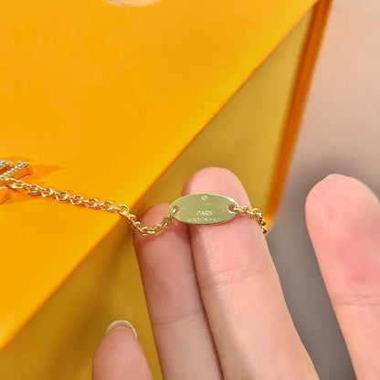 [Loran]LOGO STAR MOTIF GOLD BRACELET