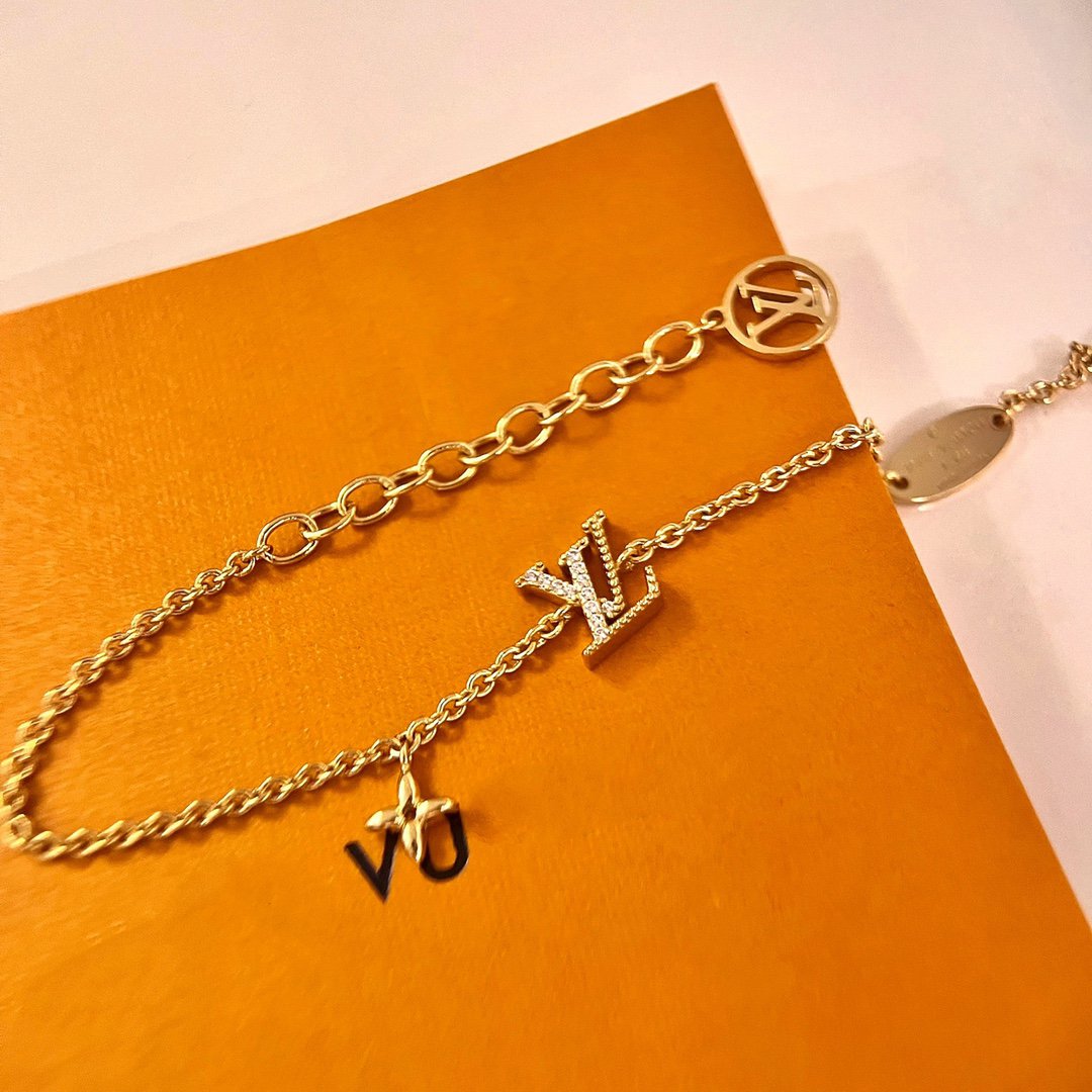 [Loran]LOGO STAR MOTIF GOLD BRACELET