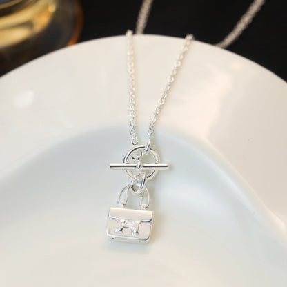 [Loran]POP H PEDANT SILVER NECKLACE